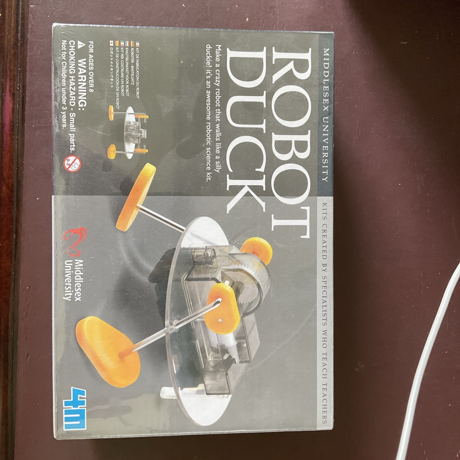 ROBOT TOY DUCK – MAKE YOUR OWN EDUCATIONAL FUN MECHANICS KIT 4M