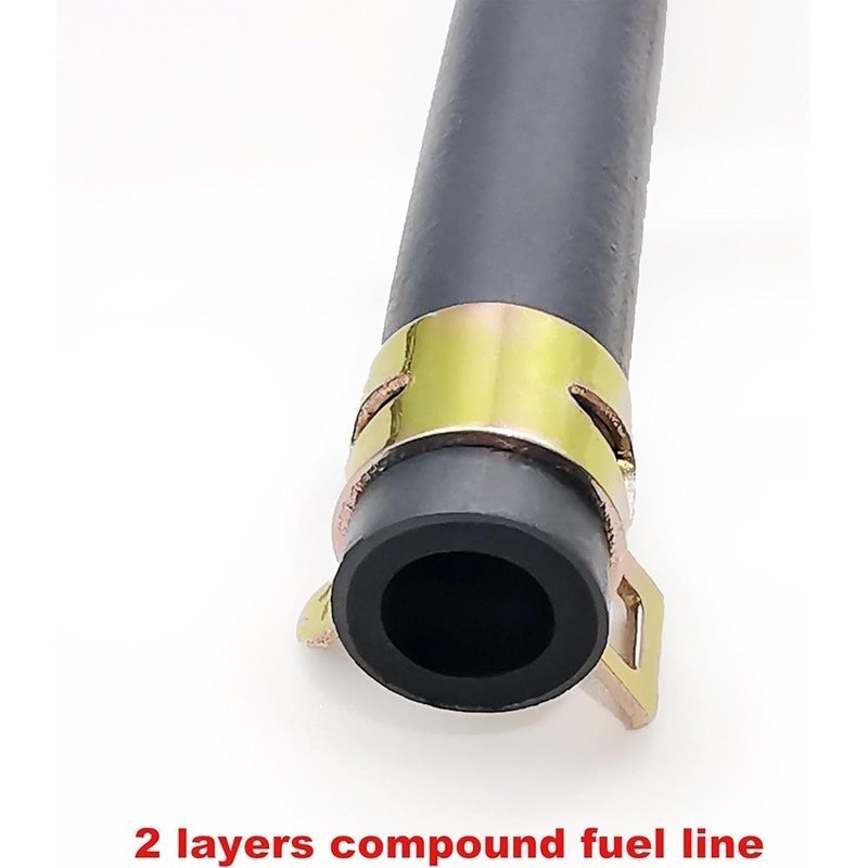 Fuel Line Hose 36PCS Clips 1/8 5/32 1/4 1/5 3/16 5/16 ID Gas Diesel 3FT New