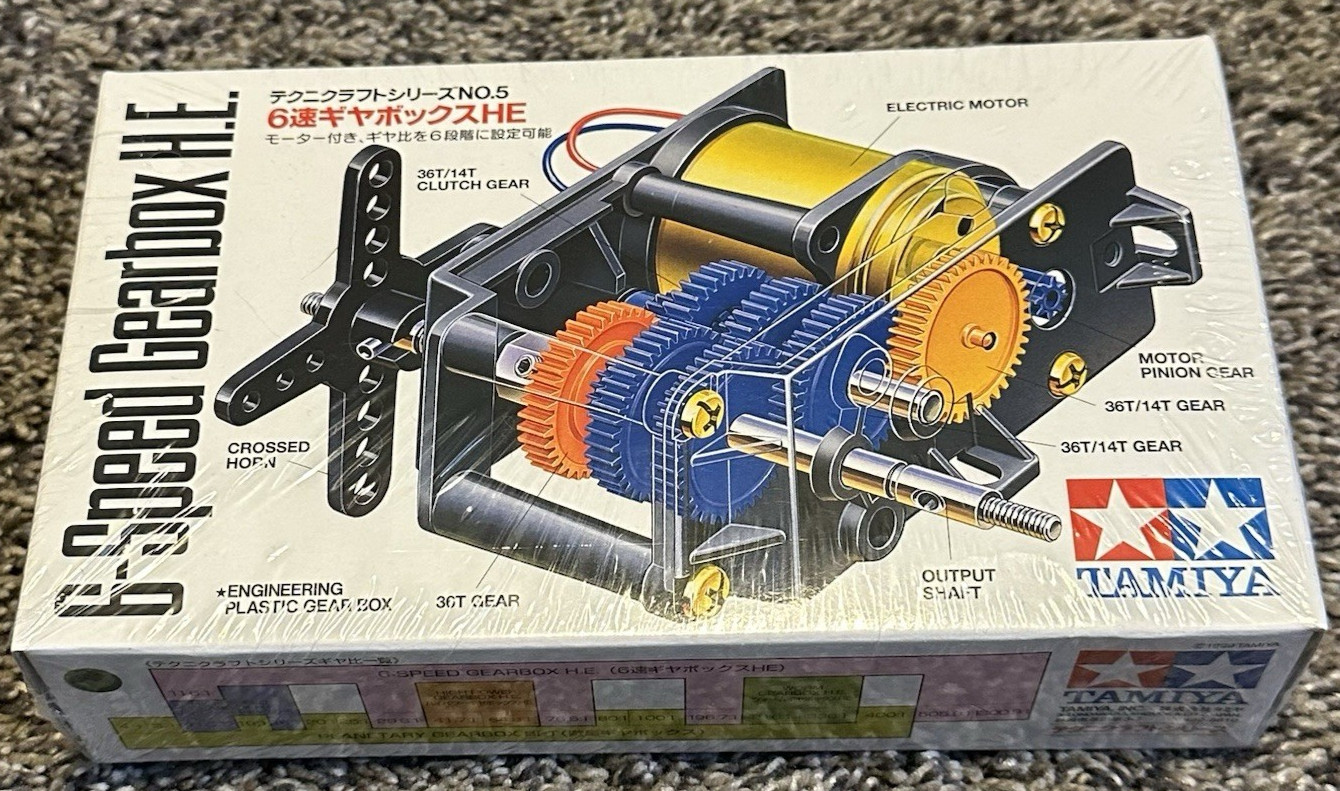 New in Box – Tamiya 6-Speed Gearbox #72005 H.E.