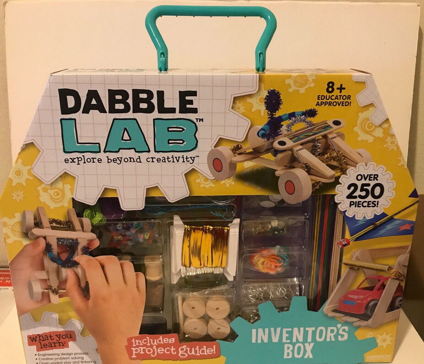 Dabble Lab Kids Inventors Box 250+ Pieces Fun Educational Crafts Ages 8+