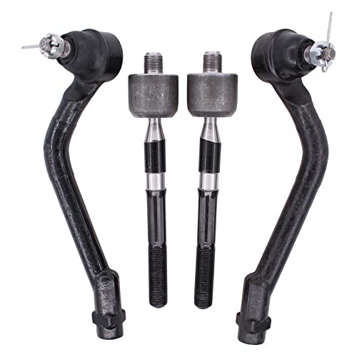 NewYall Front Inner and Outer Left Right Suspension Tie Rod Ends for Hyundai
