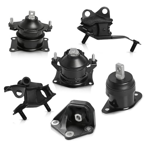 ENA Engine Motor and Trans Mount Set of 6 Compatible with Honda 2003 2004 2005
