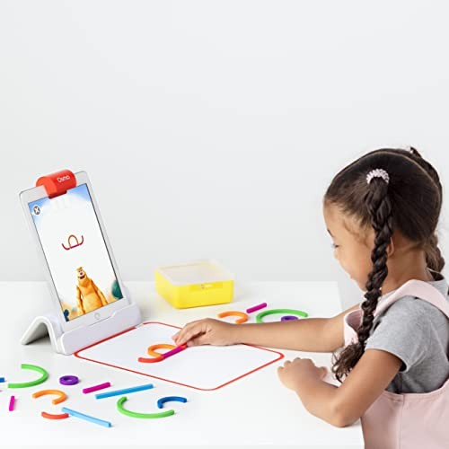 Osmo – Little Genius Starter Kit For Ipad Iphone – 4 Hands-On Learning Games –