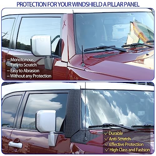 Body Armor Corner Guards Compatible with Toyot@ FJ Cruiser 2007-2021, A-Pillar