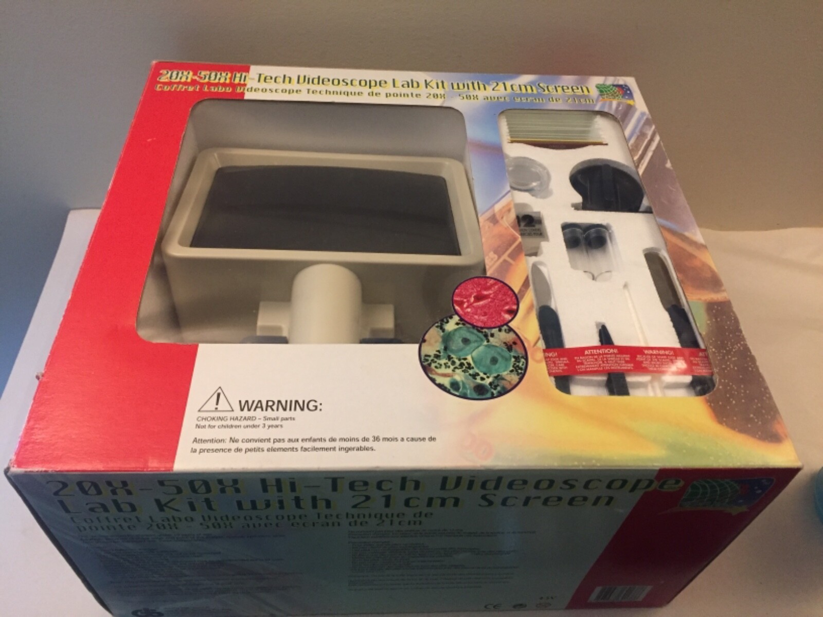 Vintage 20x – 50x Hi-Tech Videoscope Lab Kit with 21cm screen
