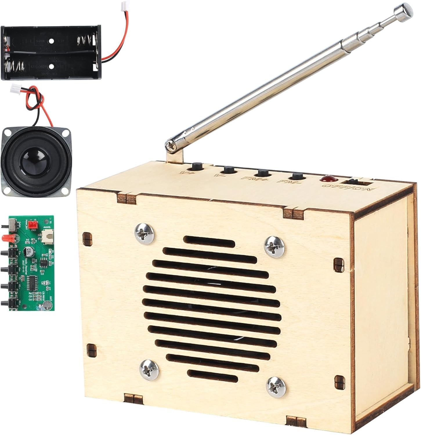 Educational FM Radio Science Kit for Creative Kids Age 8-16 – Easy Assembly