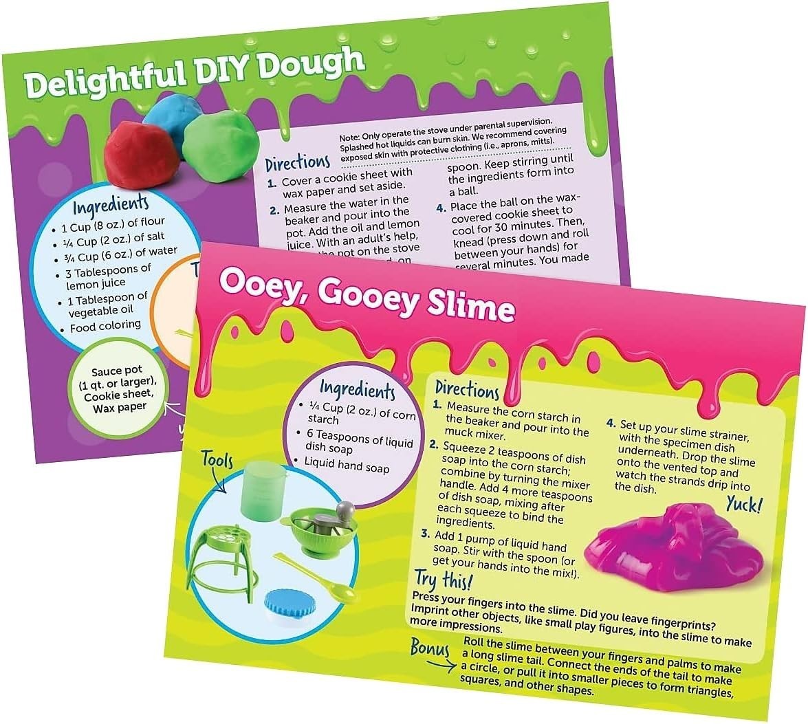 Learning Resources Yuckology Slime Science Set, Early Science Skills, DIY Slime,