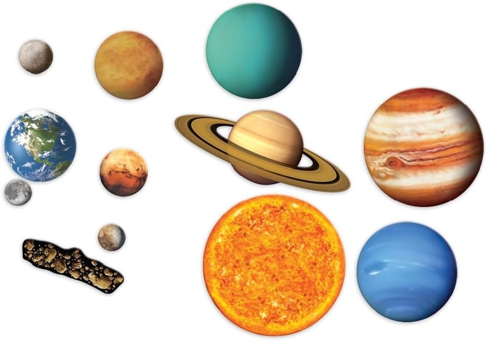 Giant Magnetic Solar System – STEM Planets, Earth and Sun Model, Astronomy Gi…