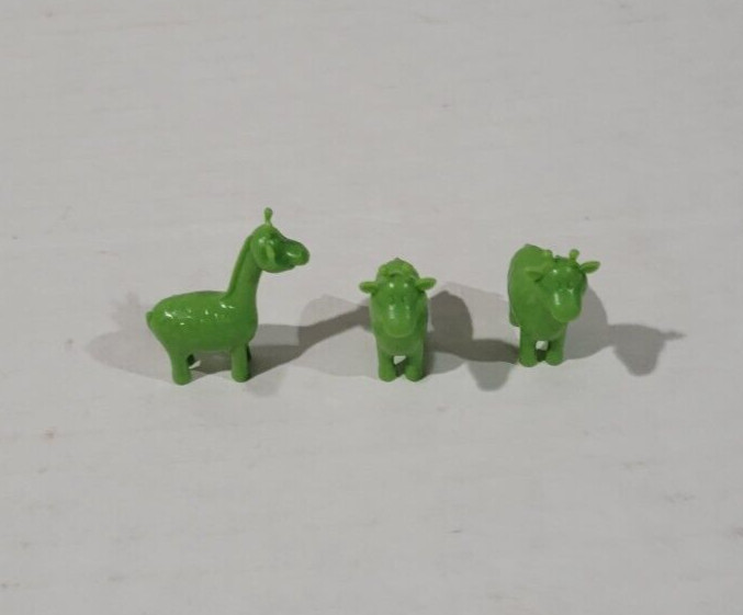 Lot of 20ct 1″ H Rubber Animals Giraffes, Elephants, Lions and Hippos