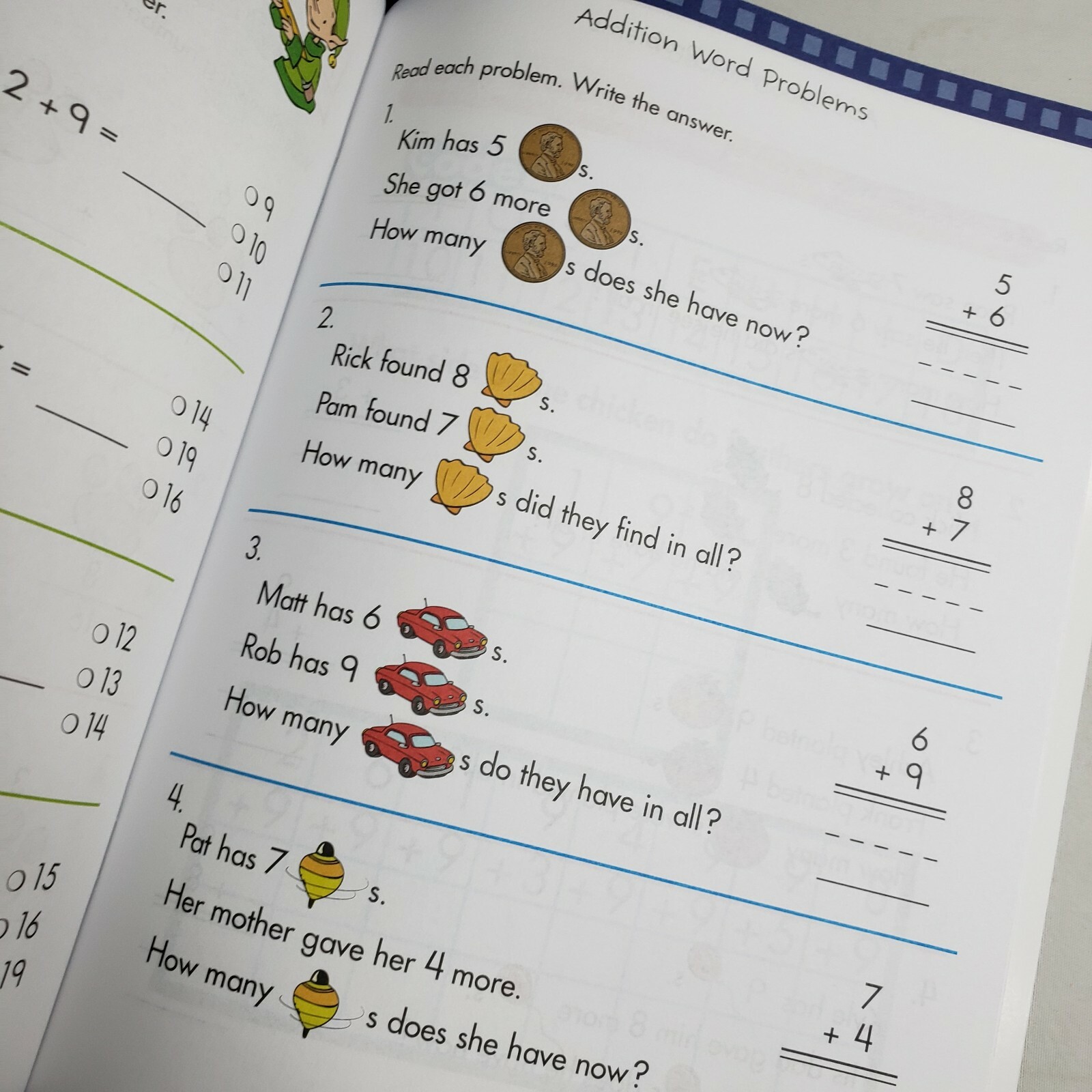Homeschool Workbooks 1st and 2nd Grade Math Addition and Subtraction Common Core