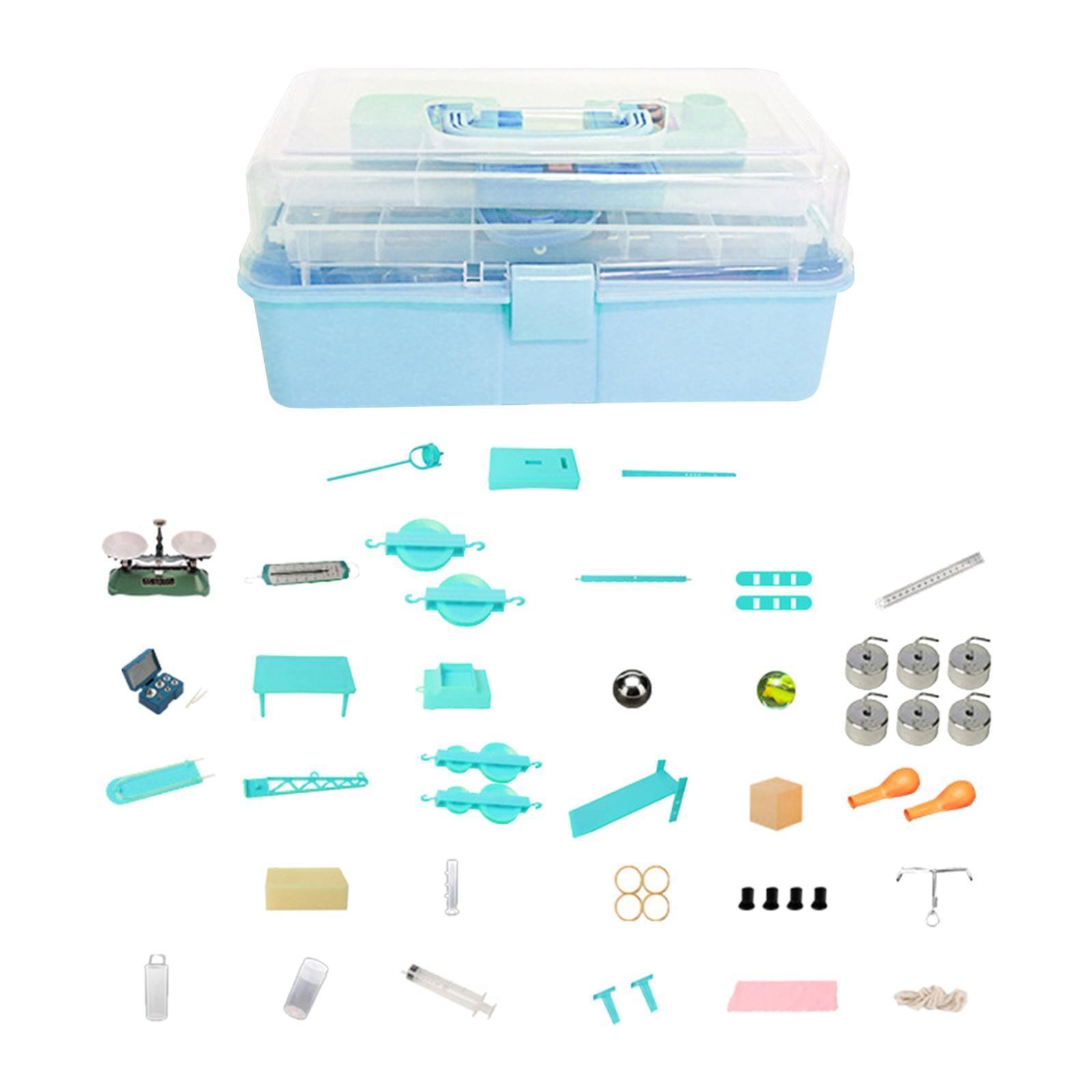 Mechanics Experiment Box Scientific Device Lever Pulley System Set