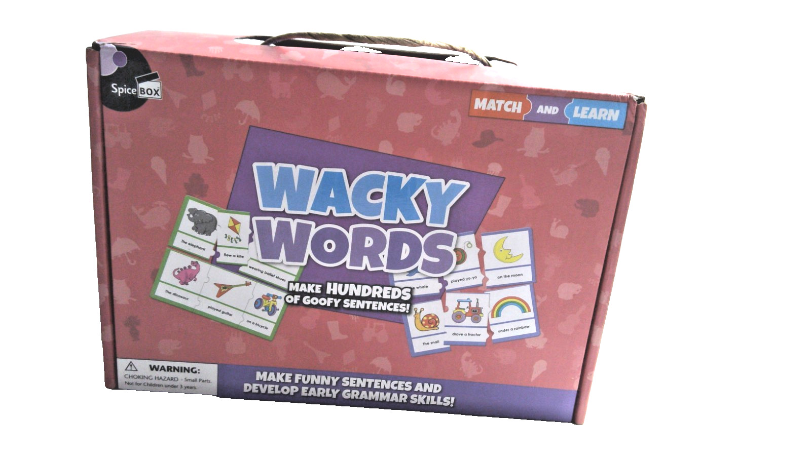 Wacky Words Make Hundreds Of Goofy Sentences. Spice Box. New Sealed.