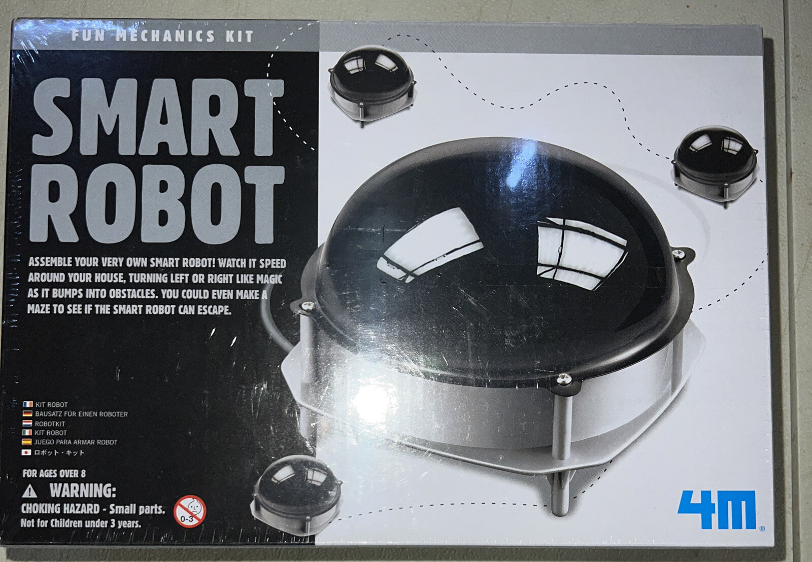 4M KidzLabs Smart Robot Fun Mechanics Kit by Toysmith Home School Science NEW