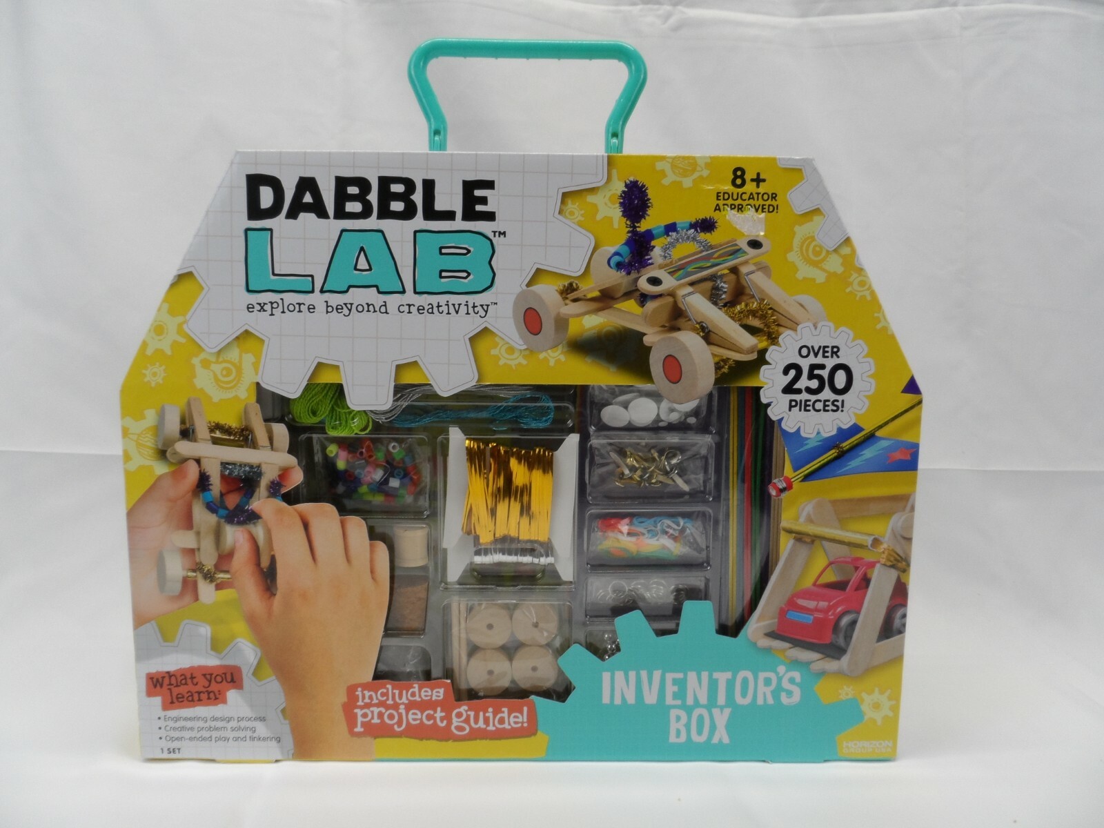 NEW – Dabble Lab Kids Inventors Ages 8+ Box 250+ Pieces Fun Educational Crafts