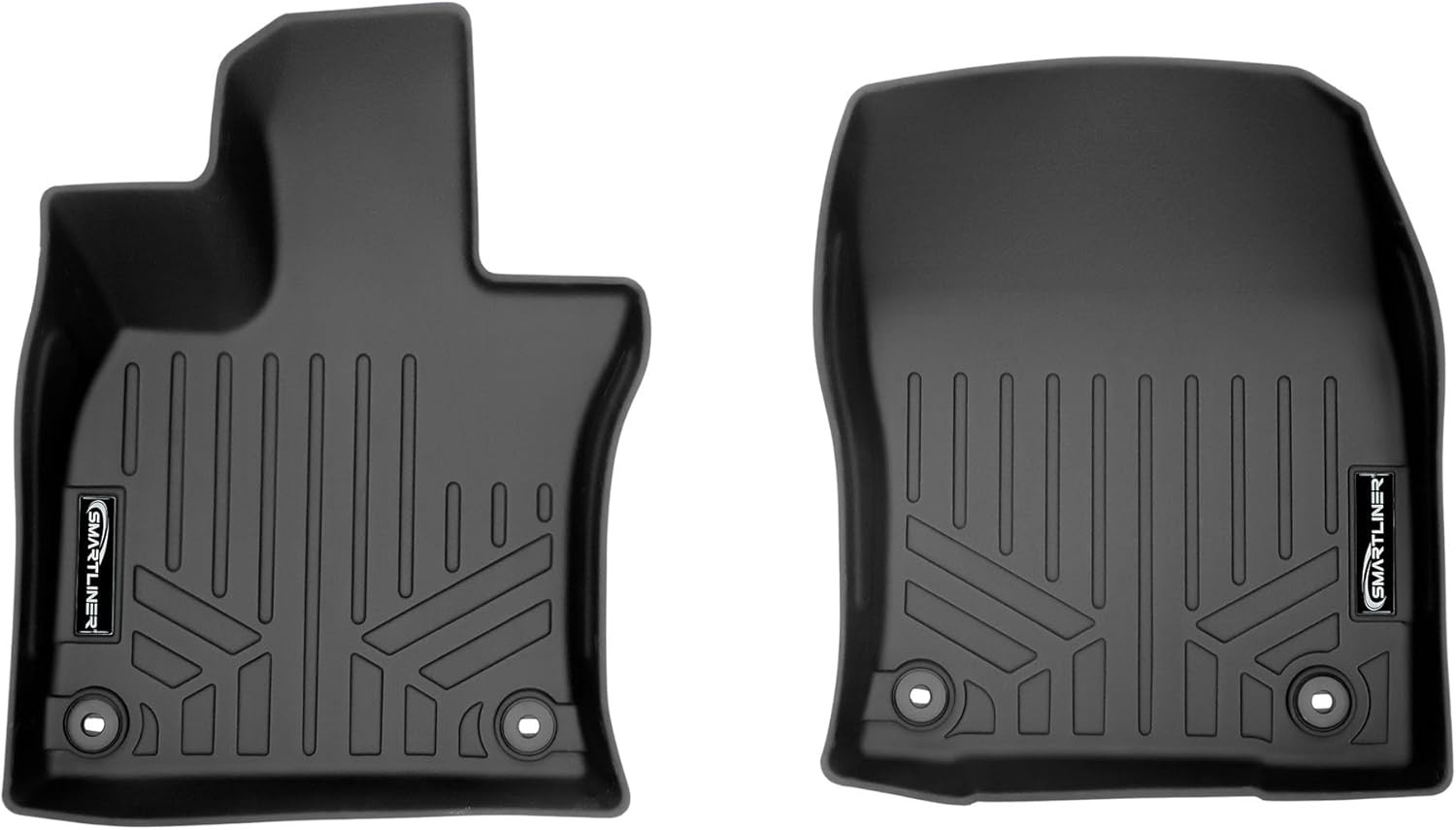Custom Fit All Weather Black 2 Row Floor Mats and Cargo Liner Set Compatible wit