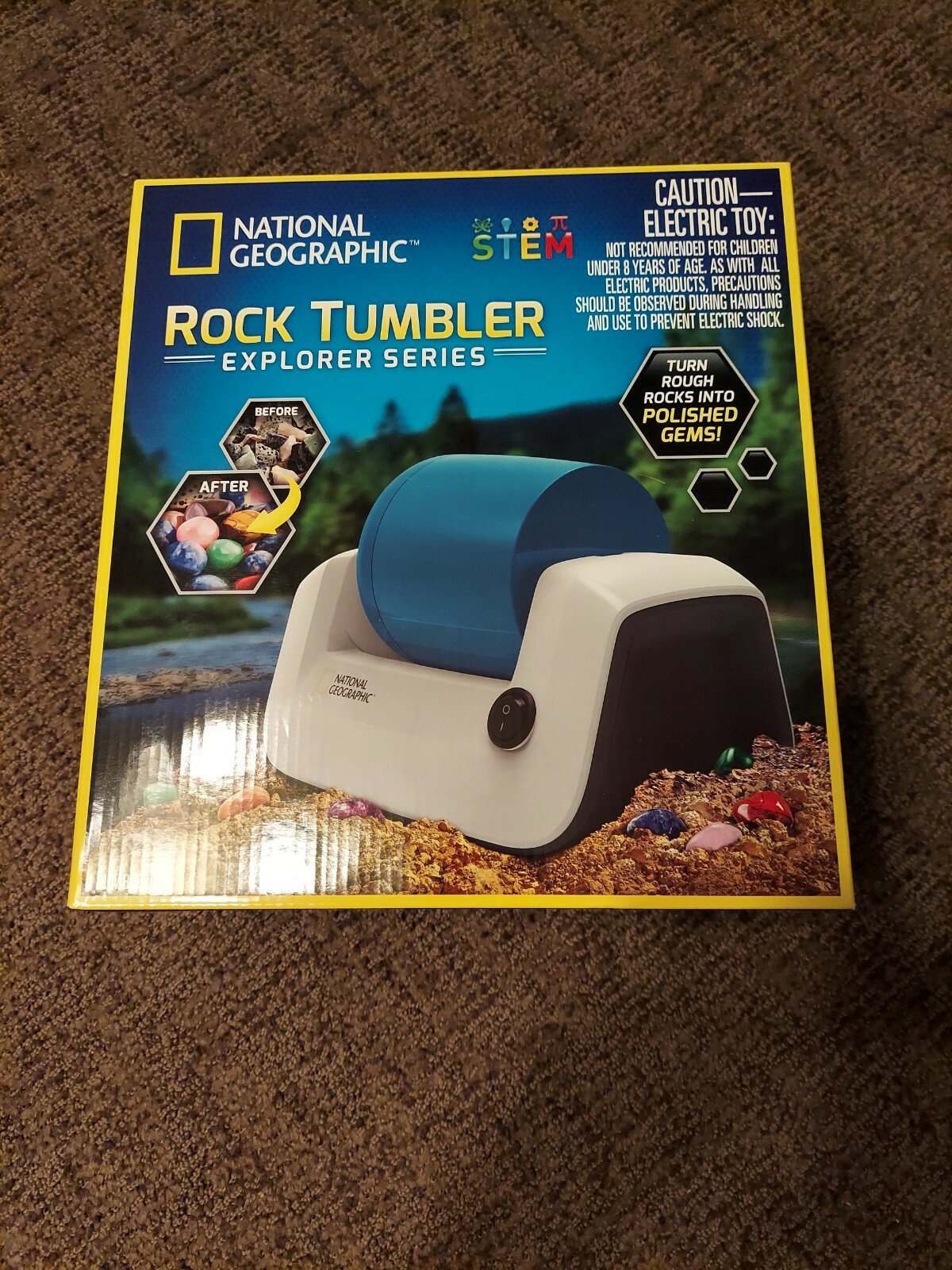 NATIONAL GEOGRAPHIC Hobby Edition Rock Tumbler Kit