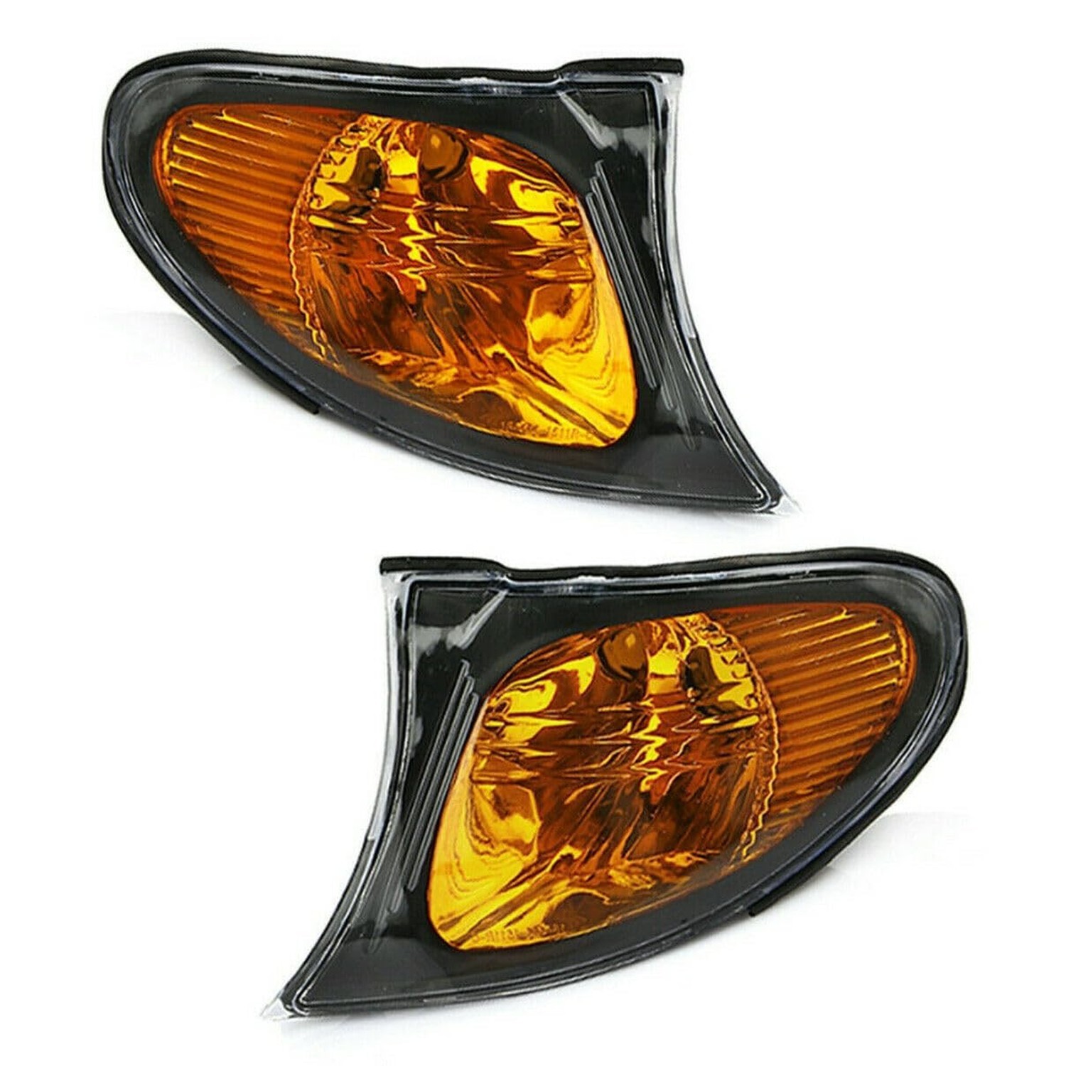 Left+Right Corner Lights Turn Signal Lamps for BMW 3 Series E46 325i 325xi 20…