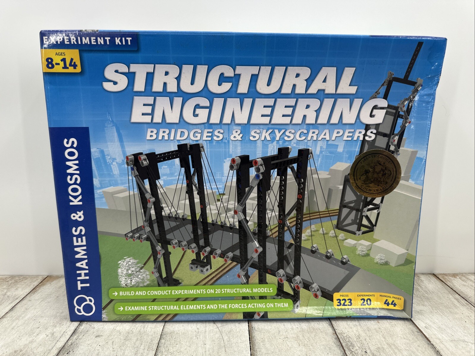 Thames Kosmos Structural Engineering Bridges & Skyscrapers Stem 323 pieces NEW