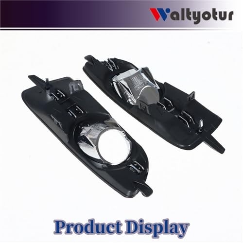 2 x Front Bumper Left + Right Bumper Fog Light Lamp Cover Trim Grille