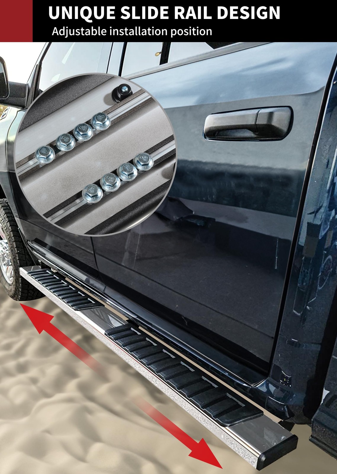6″ Running Boards for 2009-2026 Dodge Ram 1500 2500 3500 Crew Cab Side Step Bars