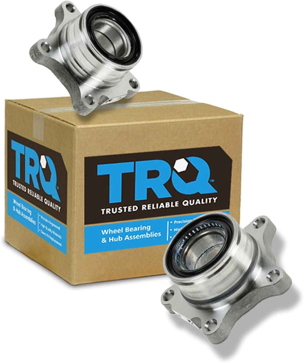TRQ Rear Wheel Bearing Module Pair Driver Left Side & Passenger Right Side 2
