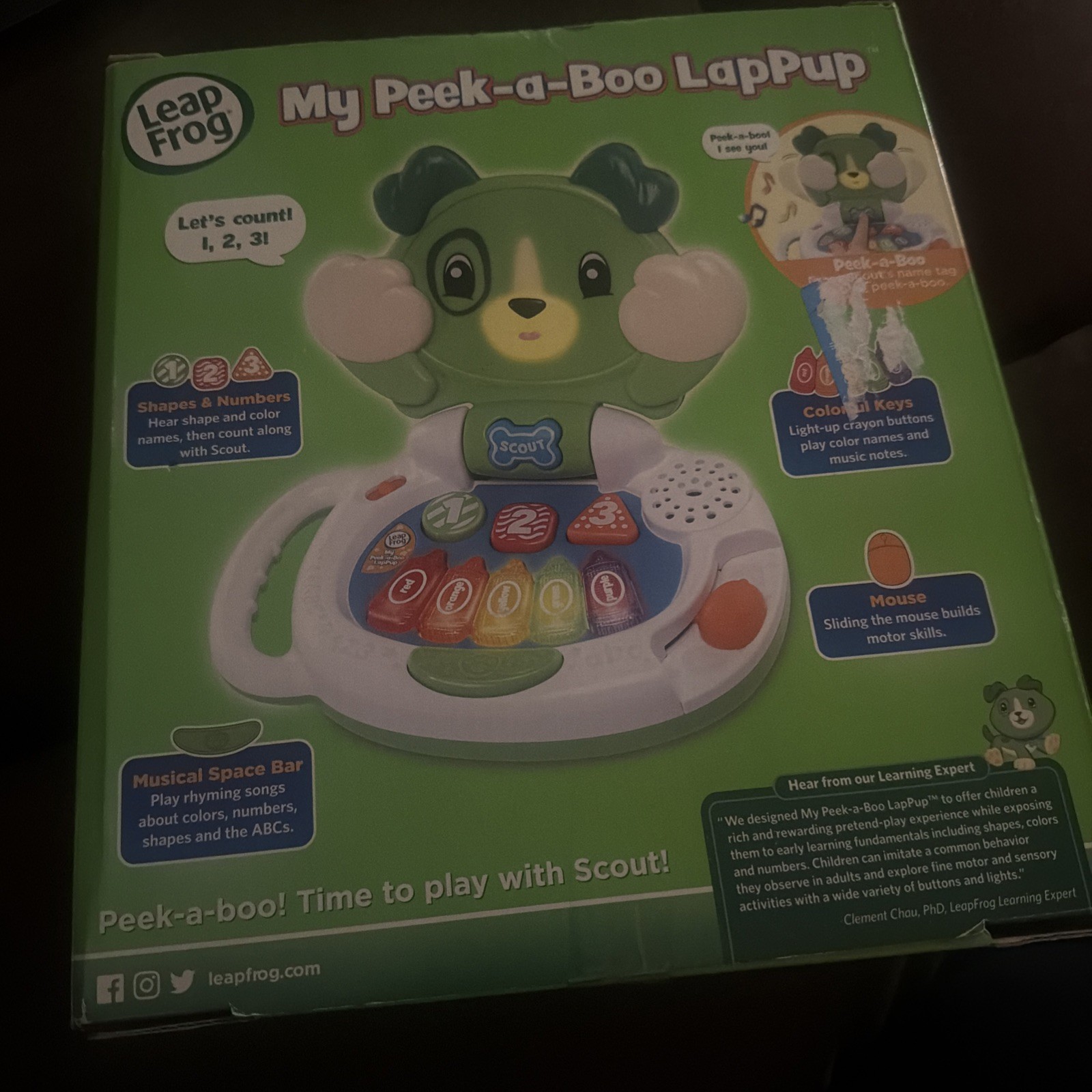 Leapfrog SCOUT Letters Numbers Sounds Colors Activity Toy – Tested