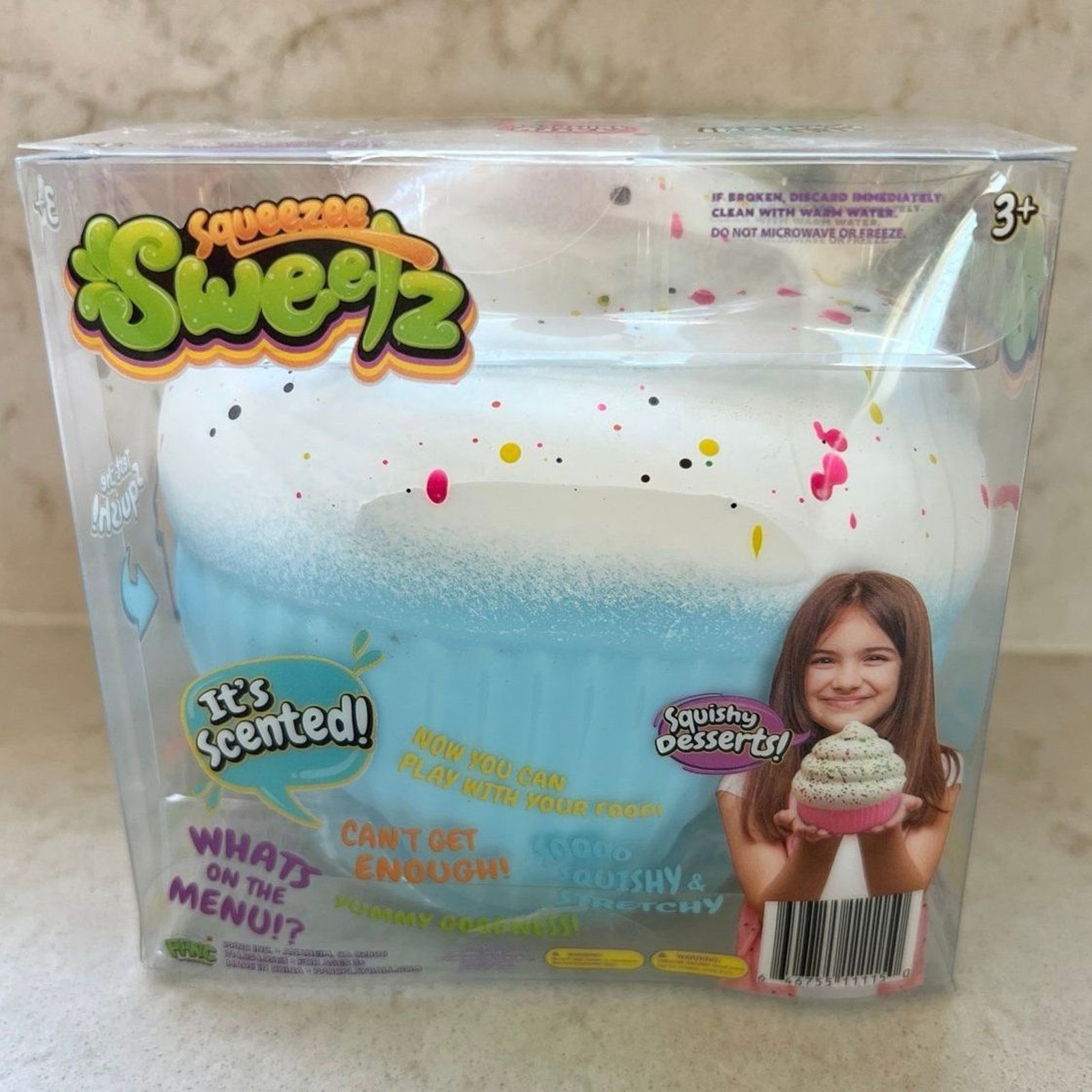 Squeezee Sweetz cupcake Squishy Toy Stress Sensory