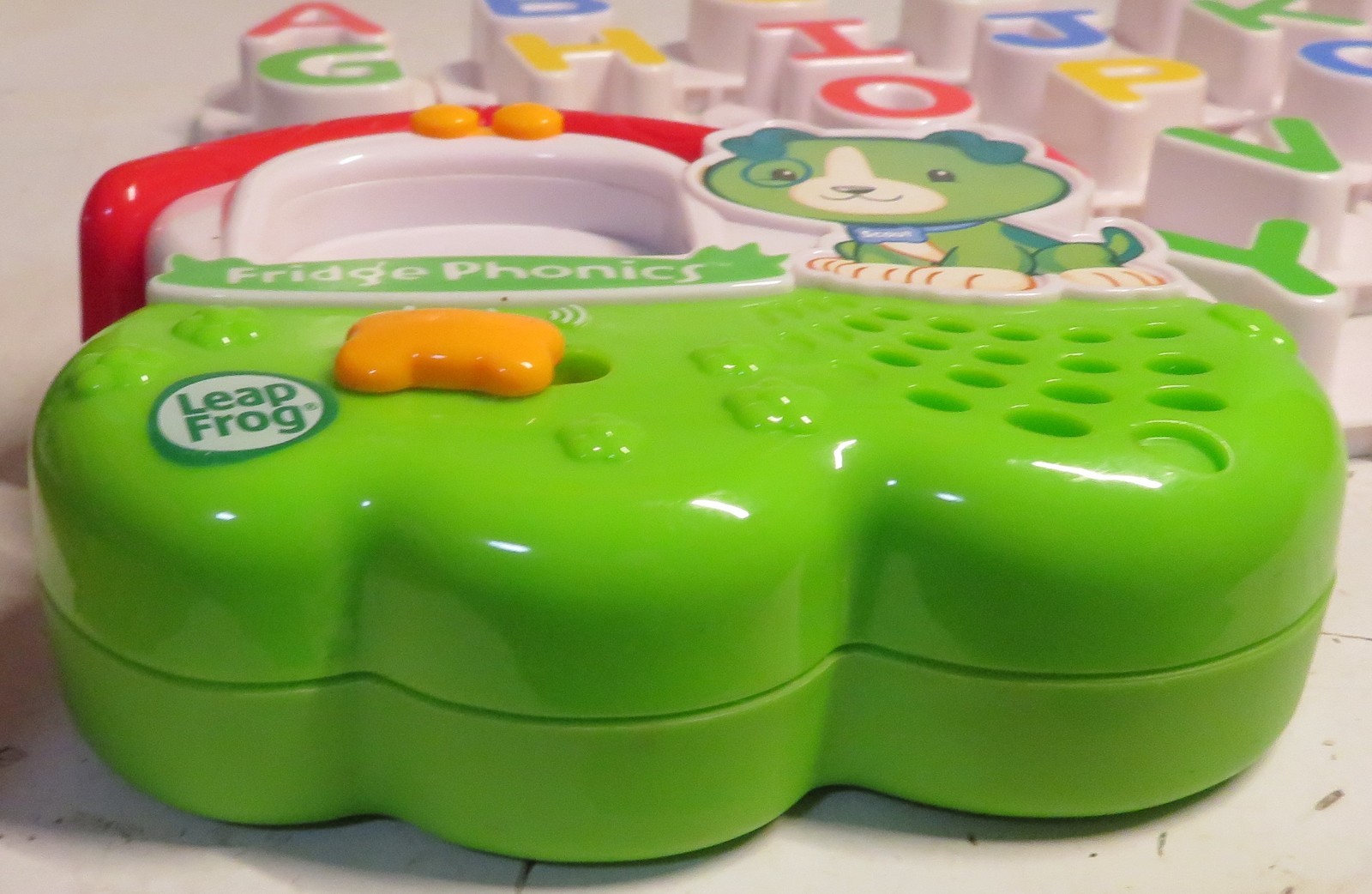 Leap Frog Fridge Phonics Scout Dog w/Cap Letters Electronic Magnetic INComplete