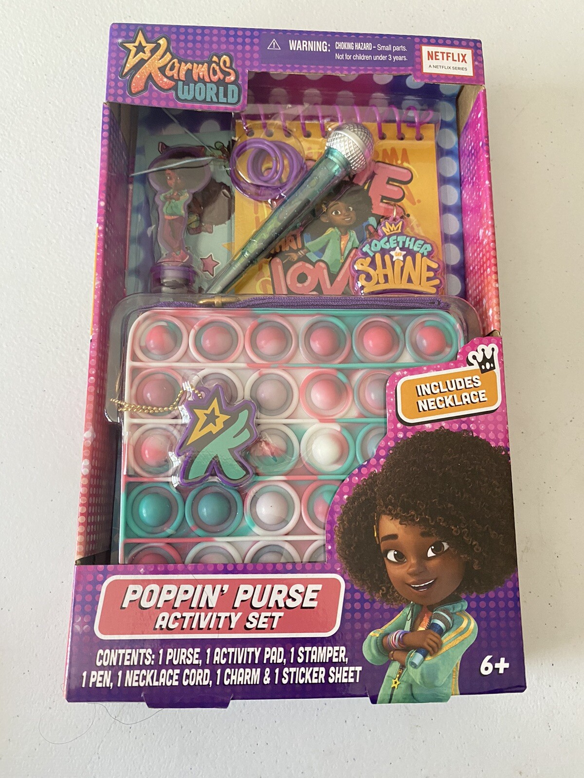 Netflix series- Karma’s World BNIB Poppin’ Purse 7 piece Activity Set – Awesome!