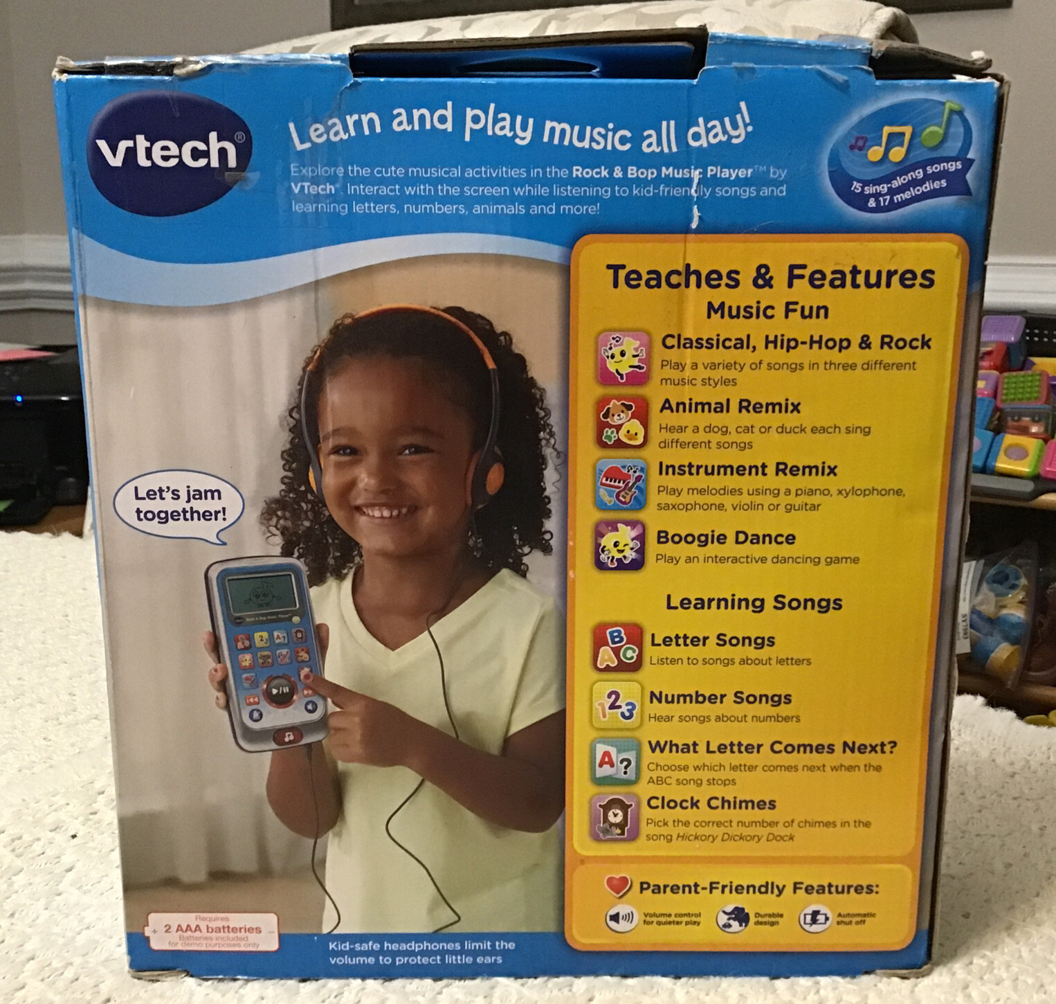 VTech ROCK AND BOP Music Player – Pink, 80-196250, BRAND NEW IN BOX!!!