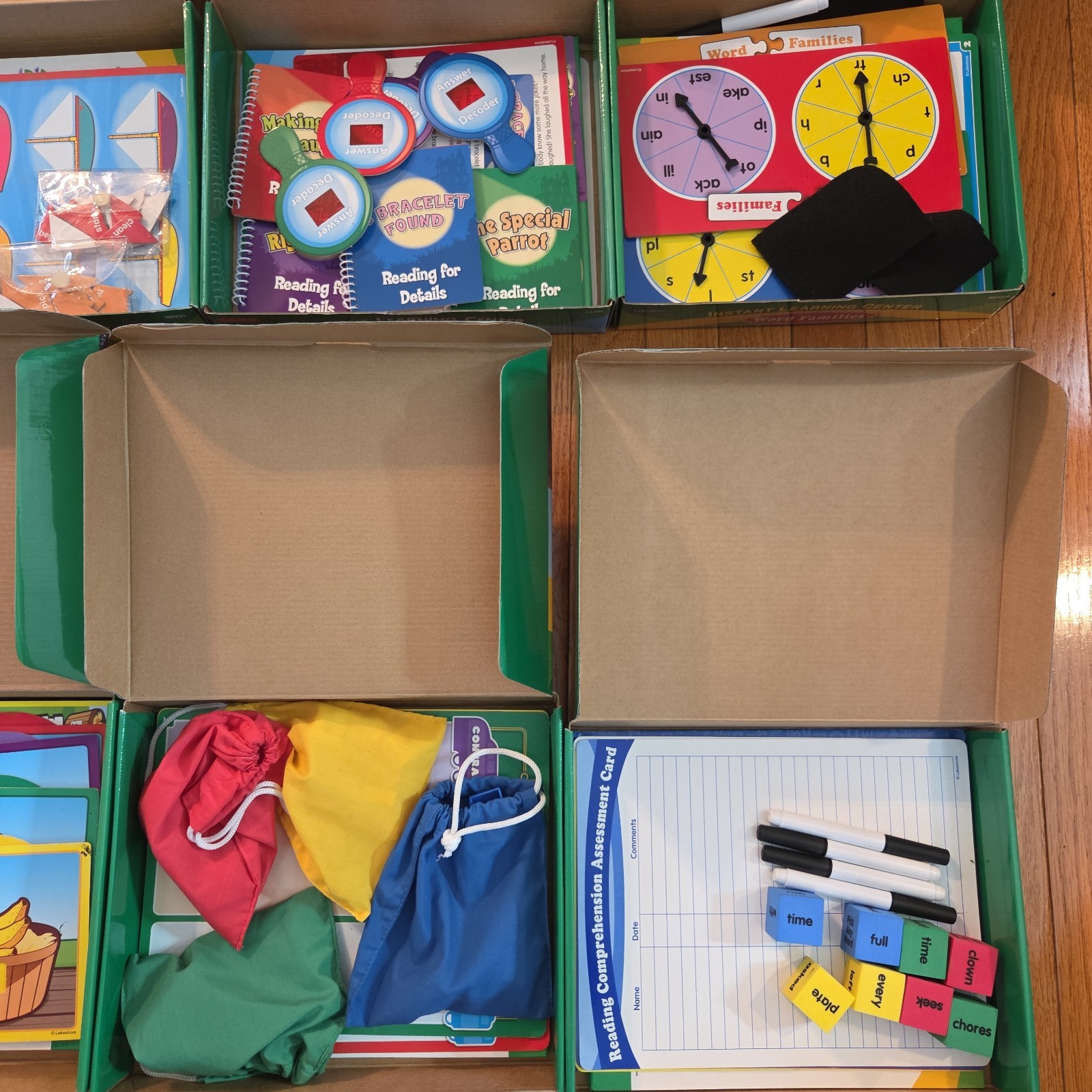 Lakeshore Instant Learning Center Huge Lot 13 Kits Homeschool Classroom Ages 6+