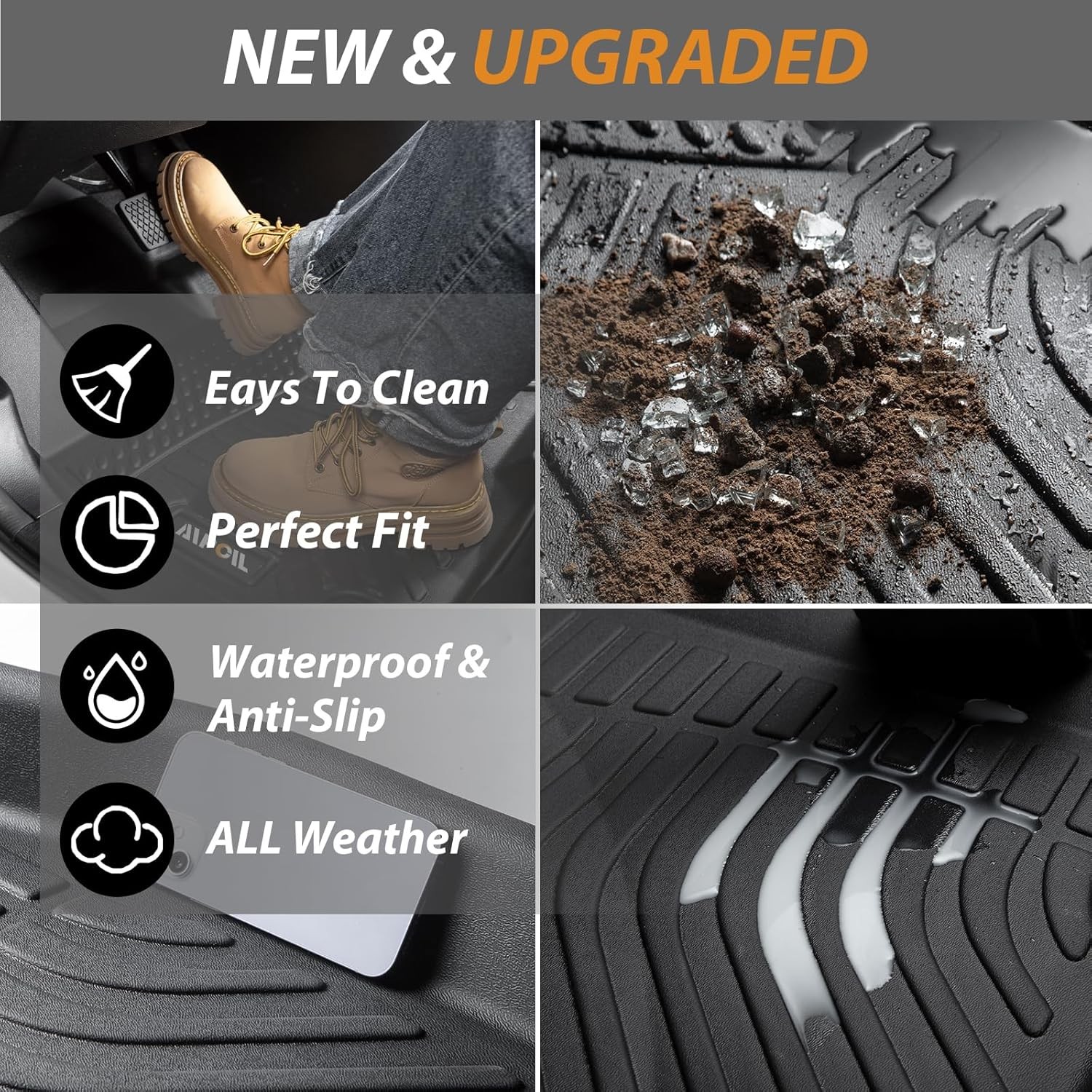 Lincoln Aviator Floor Mats 2020 TPE