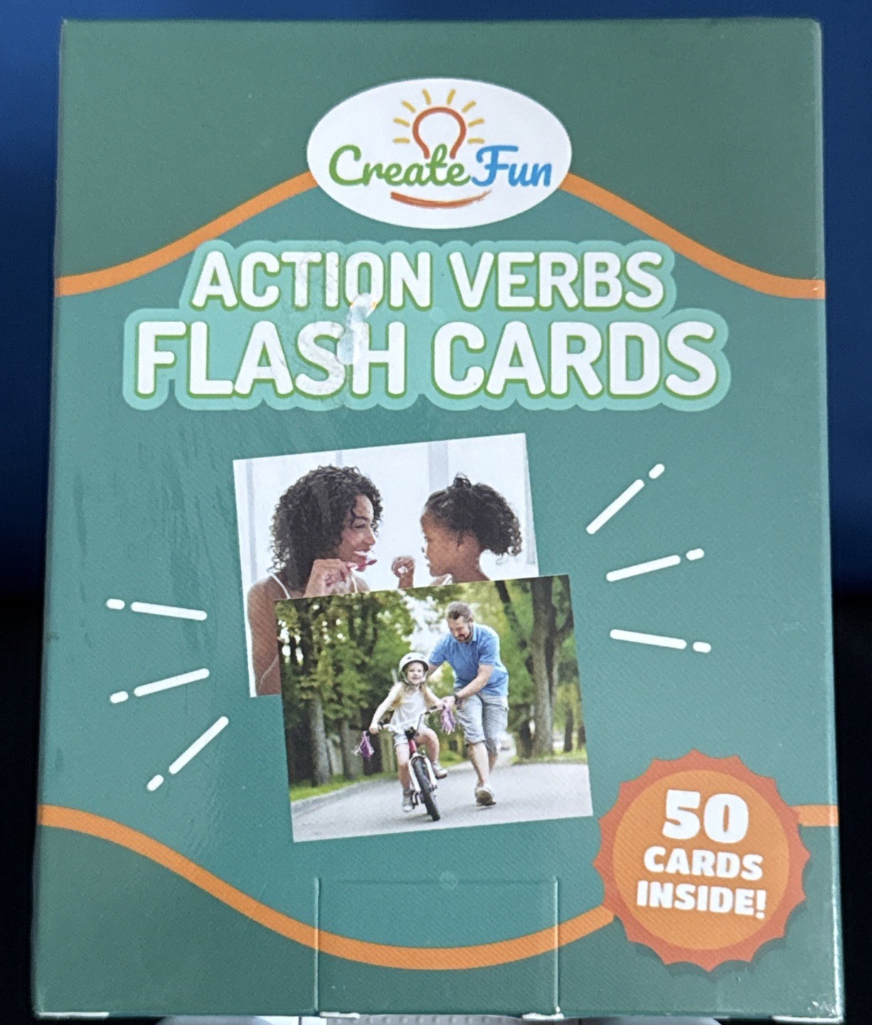 50 Action Verbs Flash Cards – Vocabulary By Create Fun New & Sealed A8