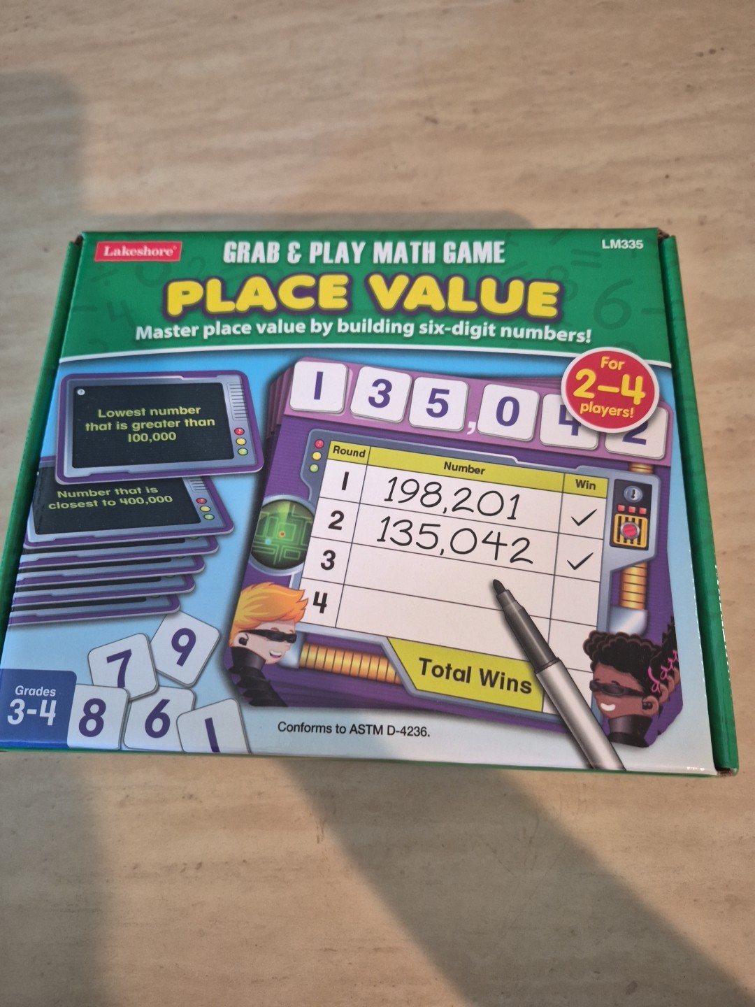 Lakeshore Place Value Grab & Play Game – Gr. 3-4