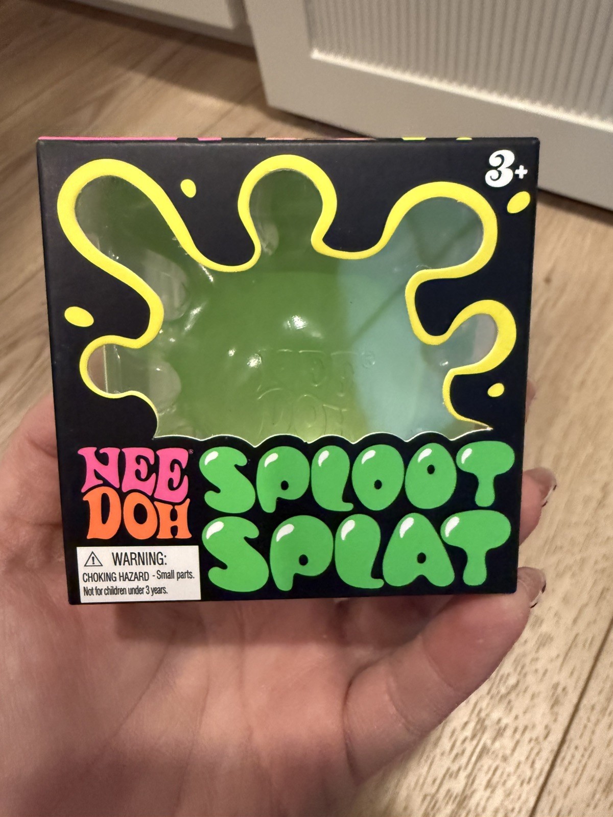 NeeDoh SPLOOT SPLAT, Nee Doh Splatter Fidget, Nee-doh Sploot Splat Squishy green