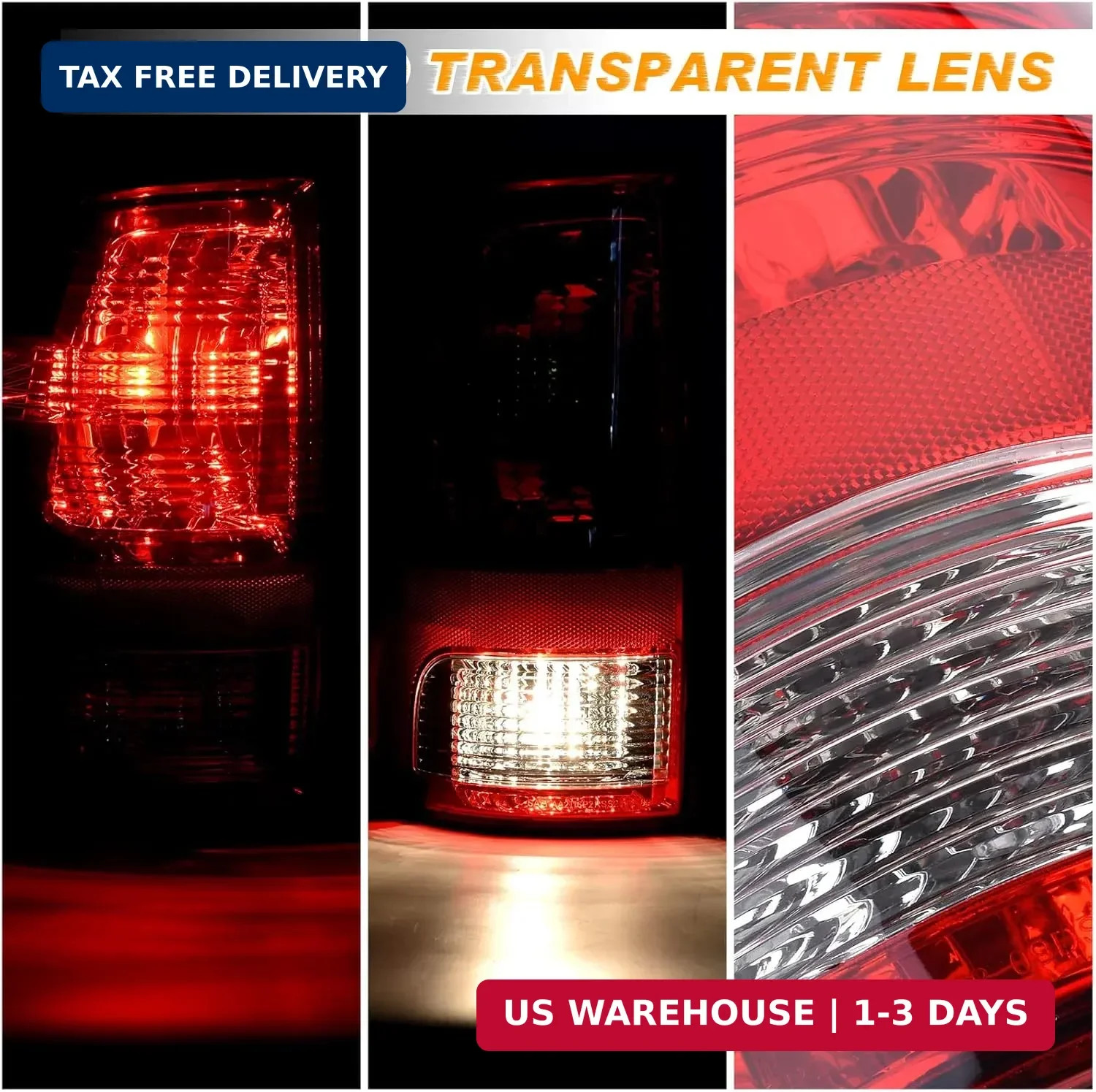 Tail Light Halogen Type Compatible With 2009-2018 Dodge Ram 1500 2500 3500 NON-L