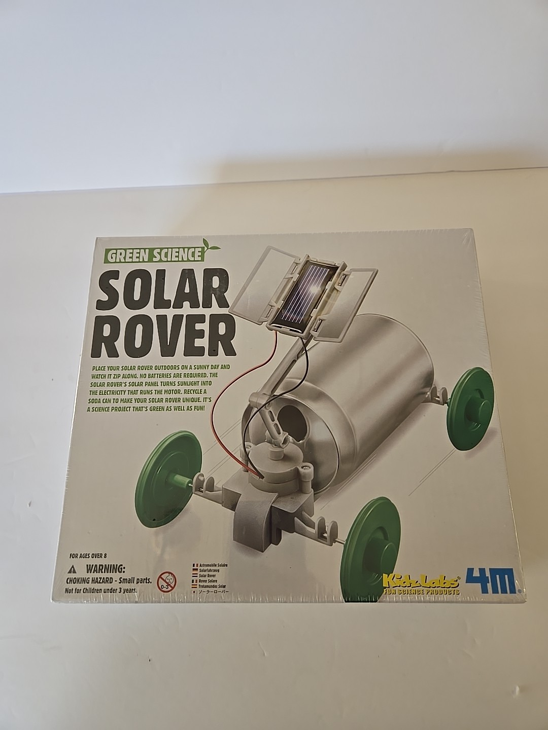 New 4M Green Science Eco-Engineering Solar Rover Kit in Box