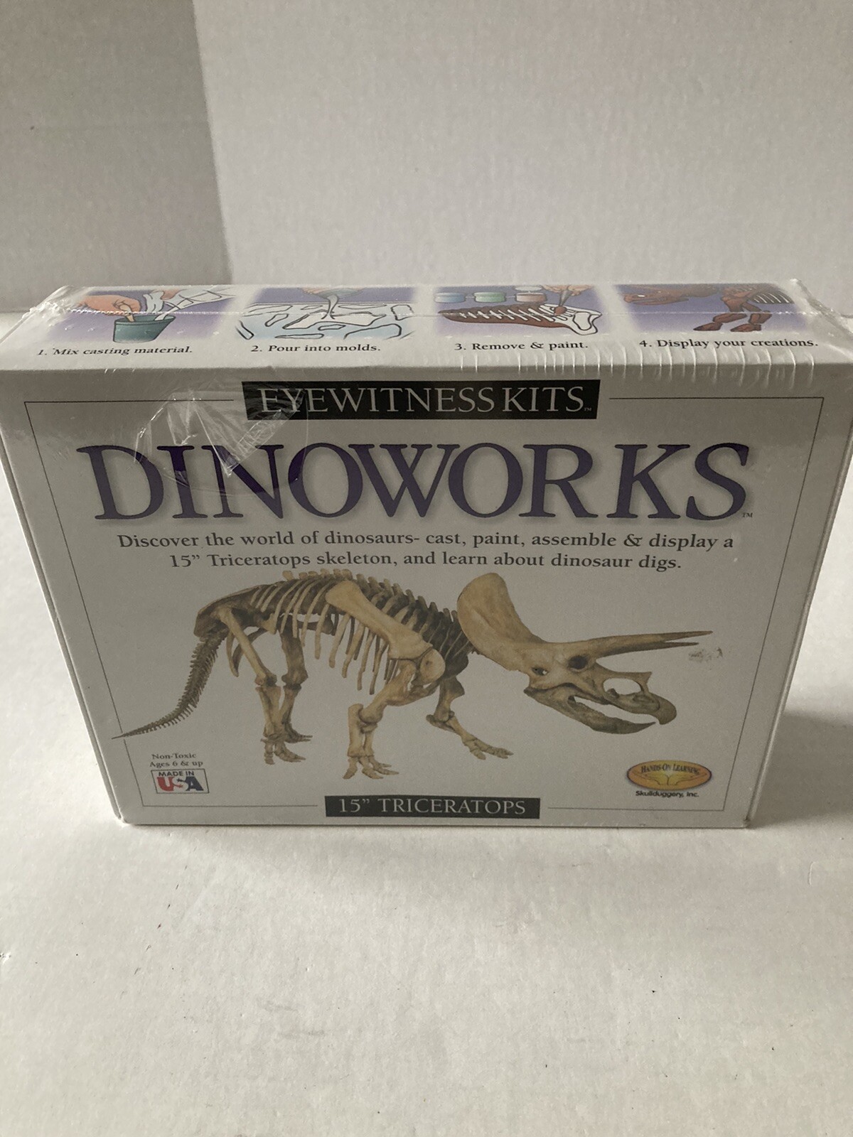 Triceratops NEW Dinosaur Casting Kit Dinoworks 15″  Eyewitness PerfectCast