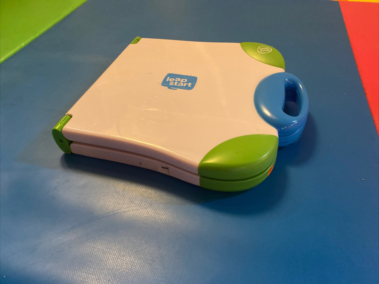 LeapFrog Leap Start White/Green/Blue Learning System — Tested/Reset