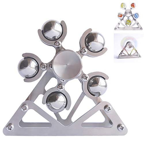 Ferris Wheel Fidget Spinner, Kinetic Desk Toys Spin with Stand, Metal Ferris 2