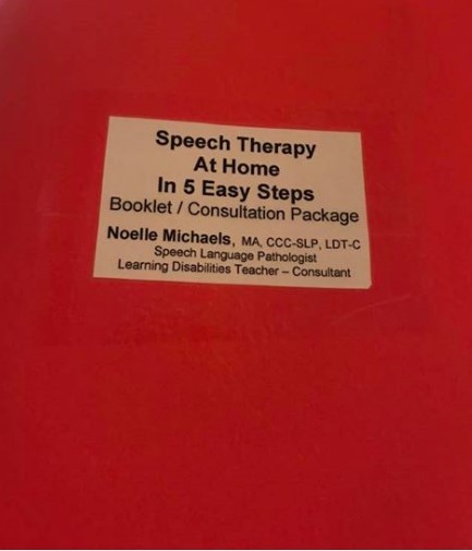 Speech Therapy At Home In 5 Easy Steps – Booklet & Consultation Pkg. – Only $25
