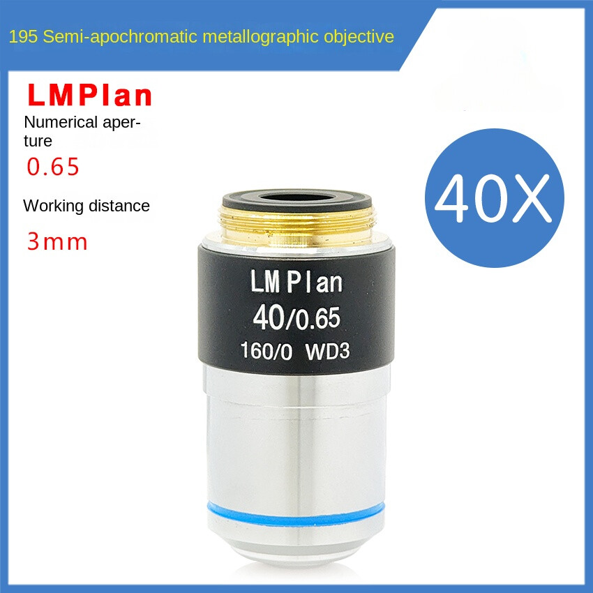 LMPlan 5X-100X Metallographic Microscope 195 Plan semi apochromatic objective