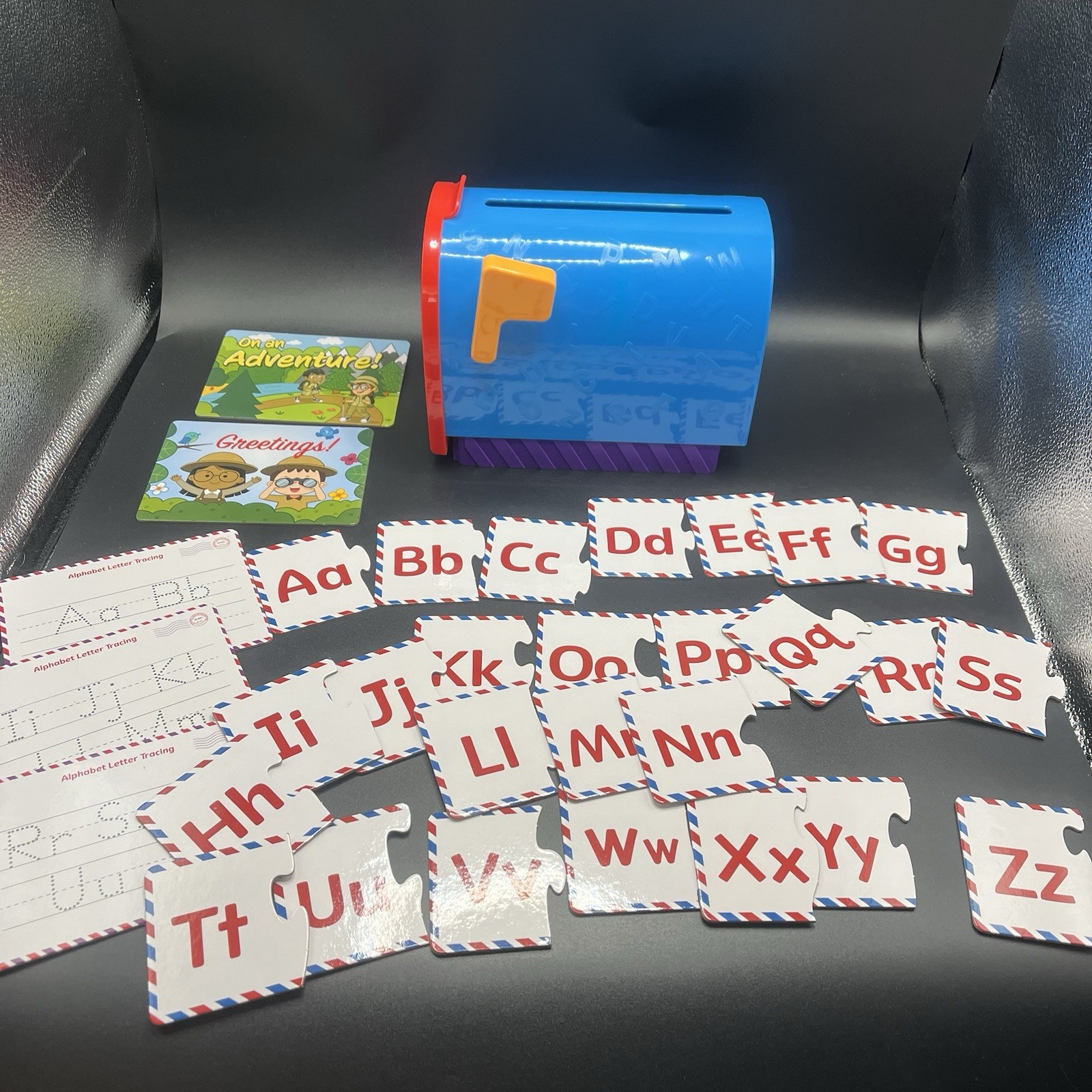 Learning Resources Alphabet Mailbox ABC Letter Puzzles Tracing Writing Preschool