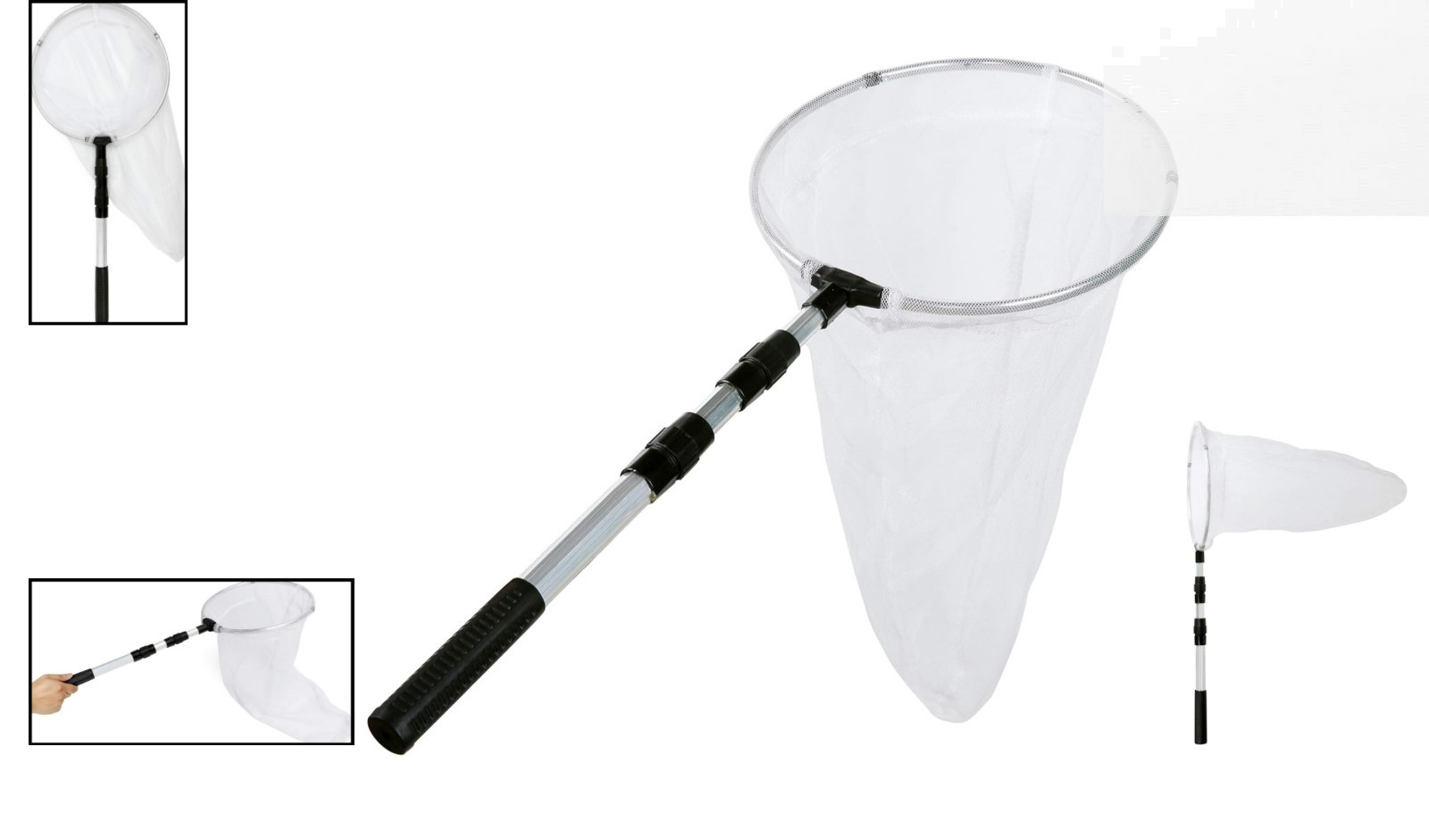 Professional 12″ Butterfly Net – Telescopic to 36″, Lightweight and Durable