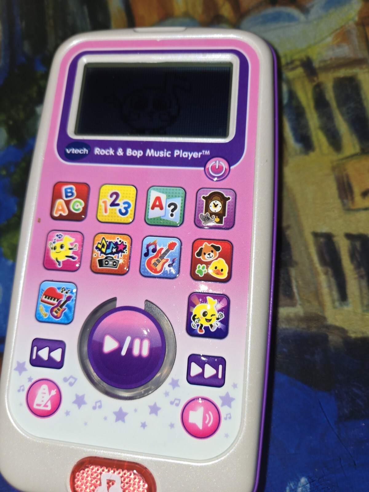 VTech Rock and Bop Music Player Tested Pink Musical Learning Toy No. 1962