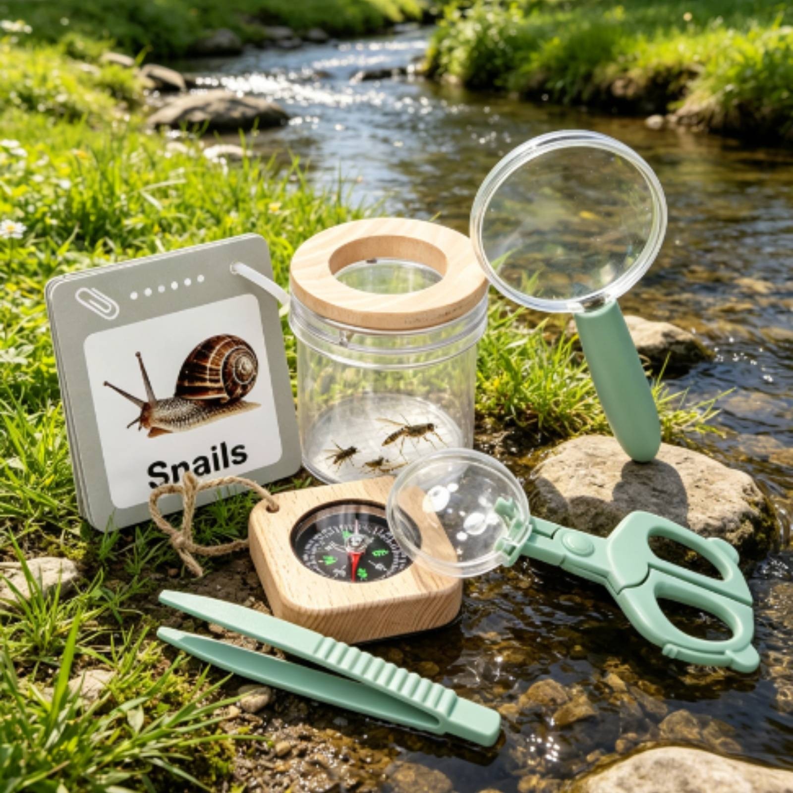 Observation Kit Mesh Nature Exploration Set Handheld for Children