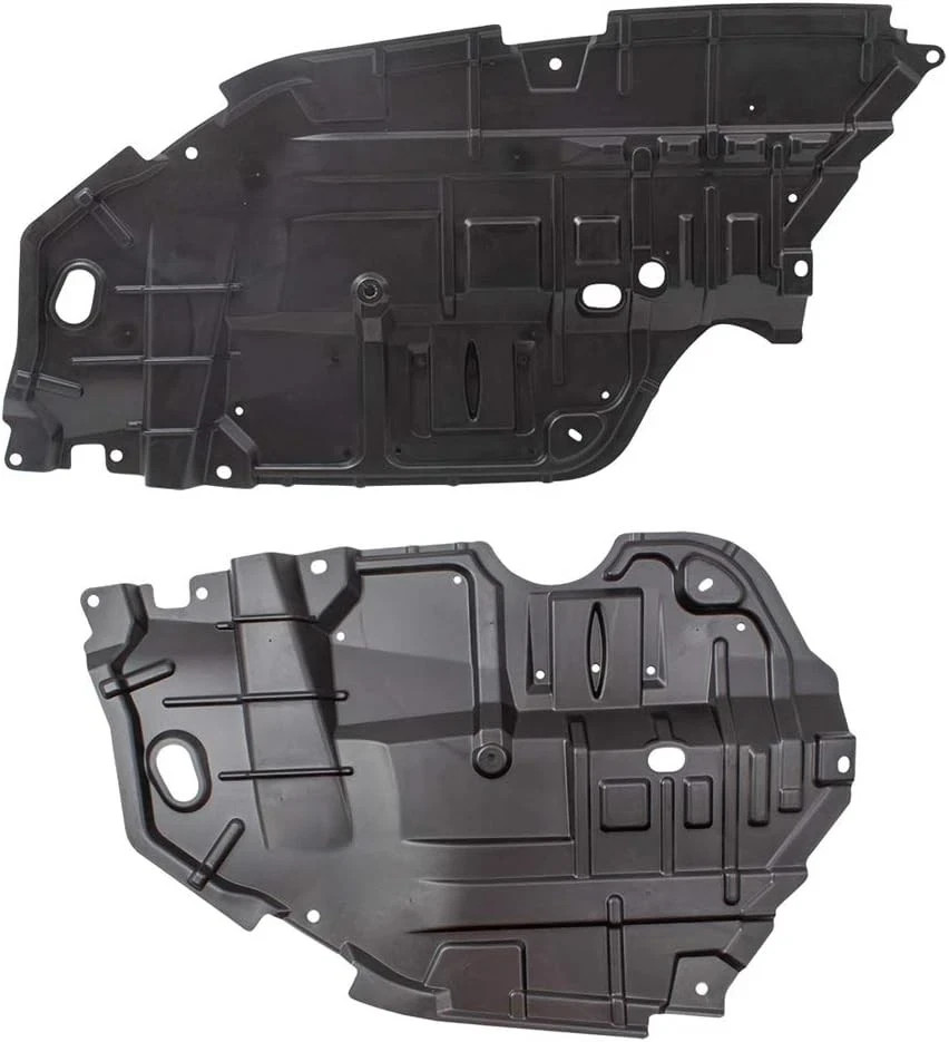Brock Replacement Pair Set Front Engine Under Cover Lower Left Splash Shield