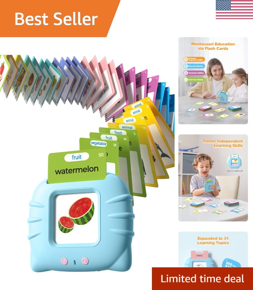 Montessori Educational Portable Tool for Kids 1-6 – Language & Sensory Aid