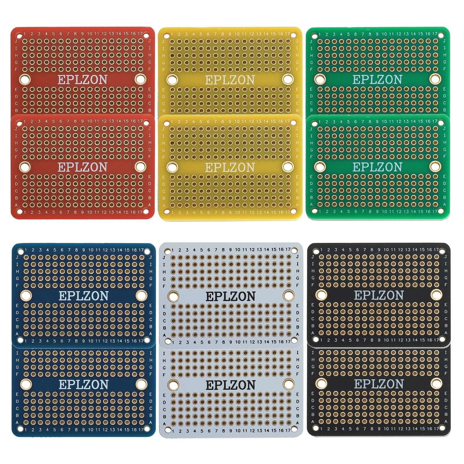EPLZON Solderable Breadboard Mini PCB Board Gold-Plated Solder Breadboard…