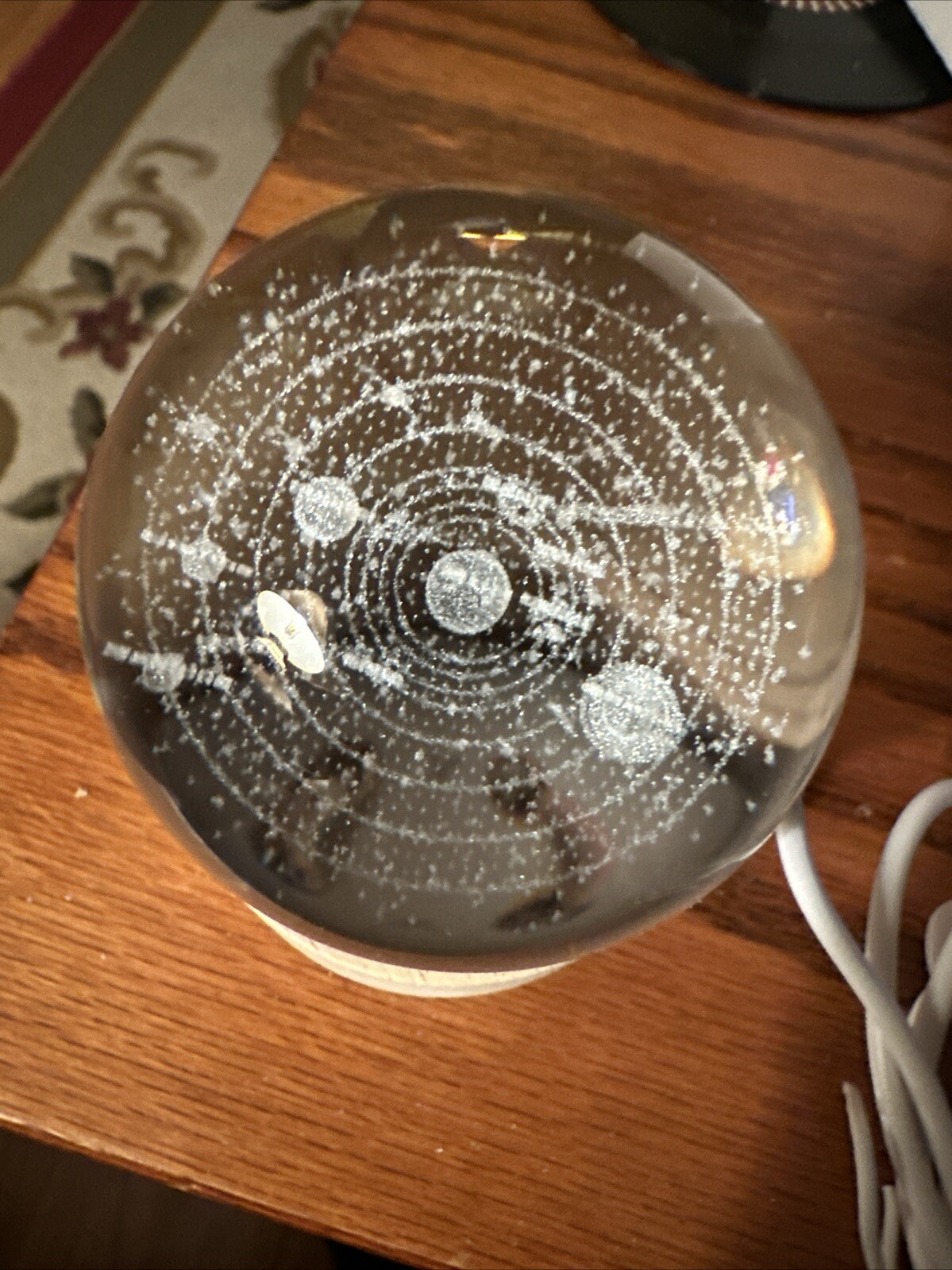 Awesome & Creative 3D Solar Galaxy With Planets And Stars Night Lights Up